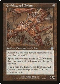 Emblazoned Golem - Foil