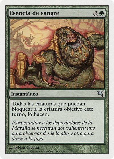 Bloodscent (Spanish) - "Esencia de sangre" - Spanish