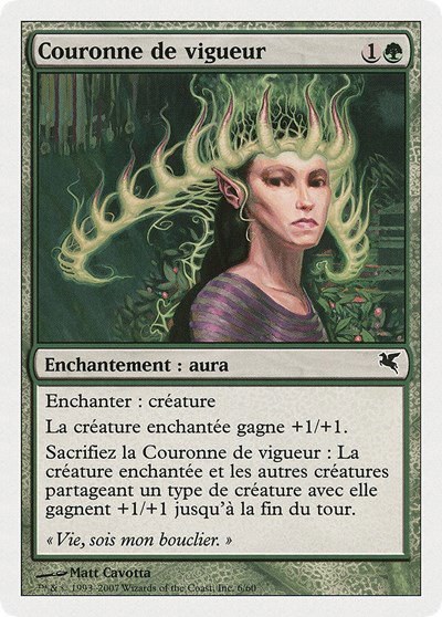 Crown of Vigor (French) - "Couronne de vigueur" - French