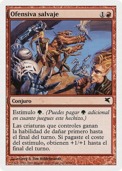 Savage Offensive (Spanish) - "Ofensiva salvaje" - Spanish