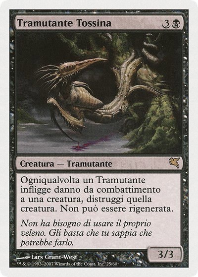 Toxin Sliver (Italian) - "Tramutante Tossina" - Italian