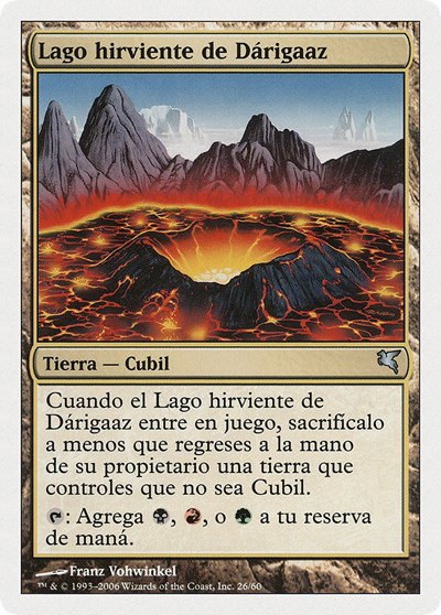 Darigaaz's Caldera (Spanish) - "Lago hirviente de Dárigaaz" - Spanish