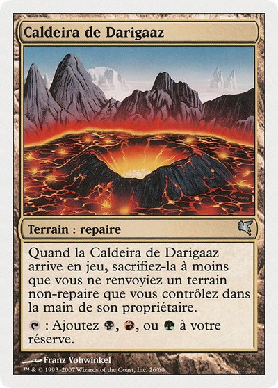 Darigaaz's Caldera (French) - "Caldeira de Darigaaz" - French
