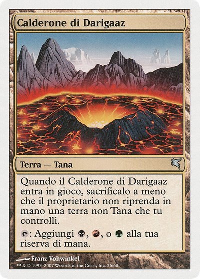 Darigaaz's Caldera (Italian) - "Calderone di Darigaaz" - Italian