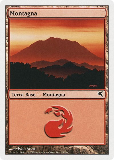 Mountain (Italian) - "Montagna" - Italian