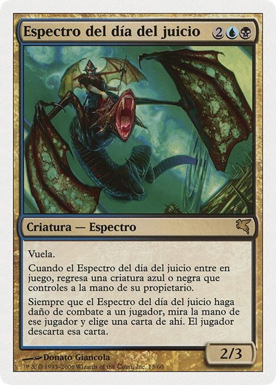 Doomsday Specter (Spanish) - "Espectro del día del juicio" - Spanish