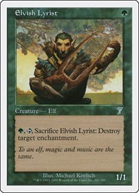 Elvish Lyrist - Foil