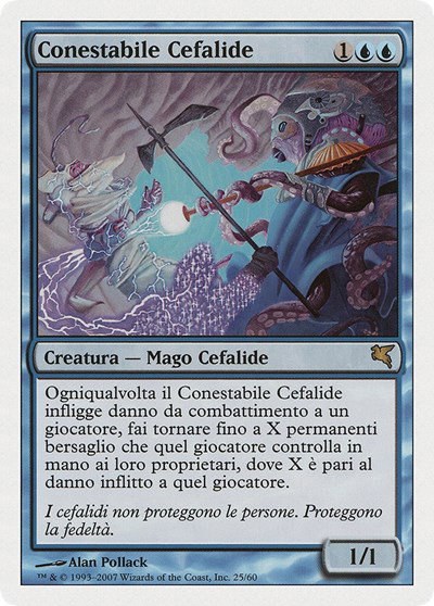 Cephalid Constable (Italian) - "Conestabile Cefalide" - Italian