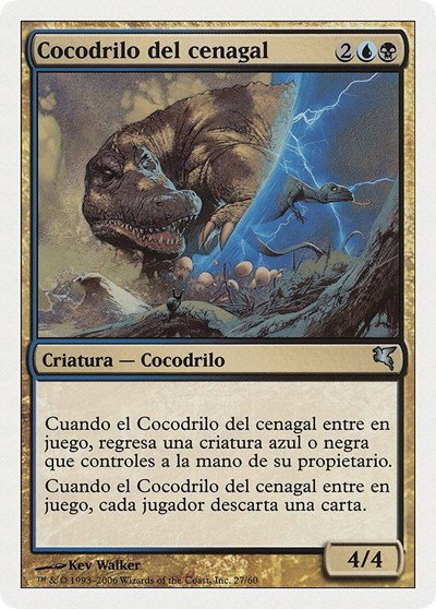 Marsh Crocodile (Spanish) - "Cocodrilo del cenagal" - Spanish