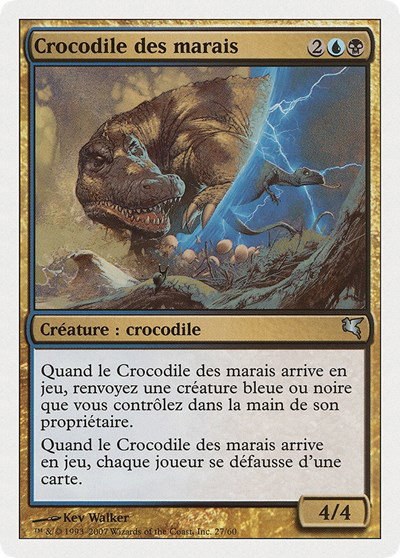 Marsh Crocodile (French) - "Crocodile des marais" - French