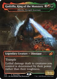 Godzilla, King of the Monsters - Zilortha, Strength Incarnate - Foil Godzilla King Of The Mons