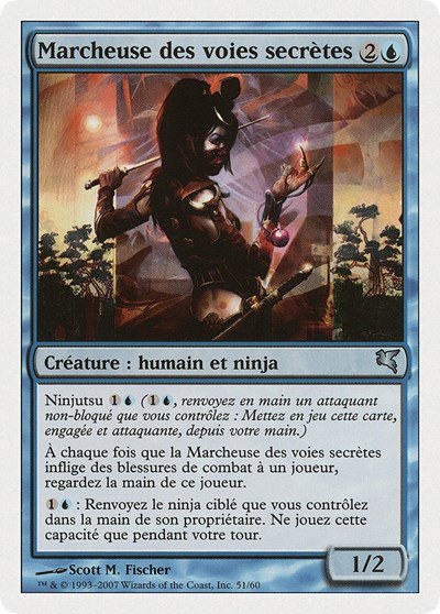 Walker of Secret Ways (French) - "Marcheuse des voies secrètes" - French