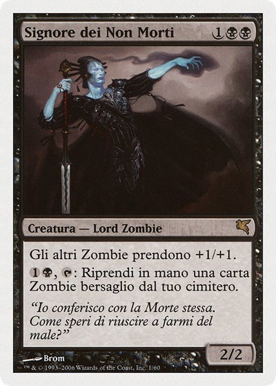 Lord of the Undead (Italian) - "Signore dei Non Morti" - Italian