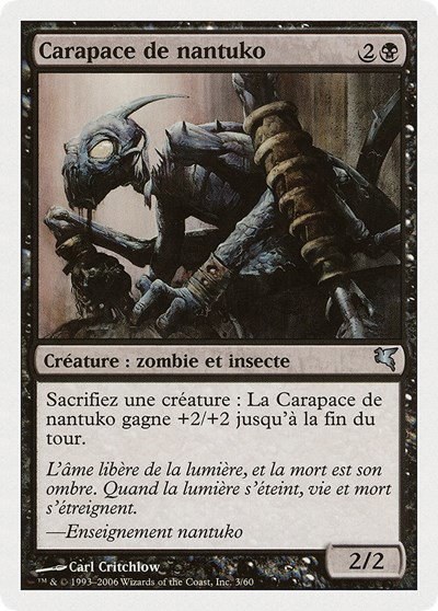 Nantuko Husk (French) - "Carapace de nantuko" - French