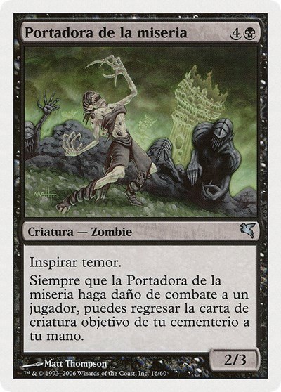 Woebearer (Spanish) - "Portadora de la miseria" - Spanish