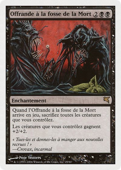 Death Pit Offering (French) - "Offrande à la fosse de la Mort" - French