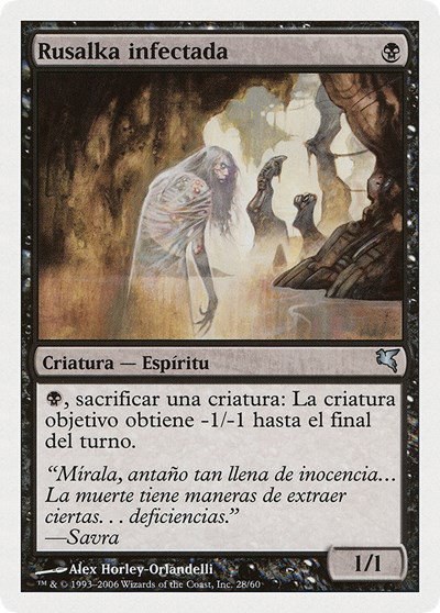 Plagued Rusalka (Spanish) - "Rusalka infectada" - Spanish