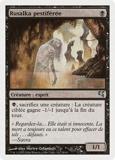Plagued Rusalka (French) - "Rusalka pestiférée" - French