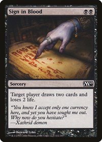 Sign in Blood - Foil