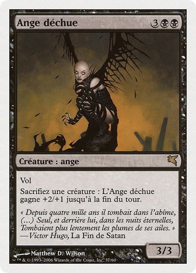 Fallen Angel (French) - "Ange déchue" - French