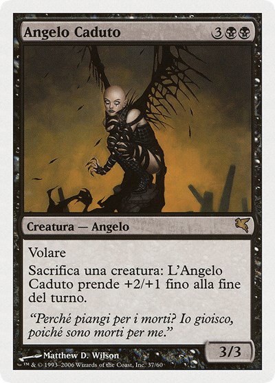 Fallen Angel (Italian) - "Angelo Caduto" - Italian