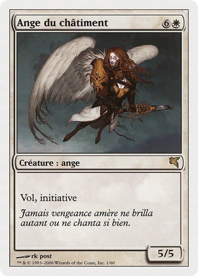 Angel of Retribution (French) - "Ange du châtiment" - French