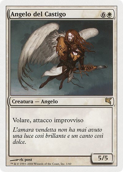 Angel of Retribution (Italian) - "Angelo del Castigo" - Italian