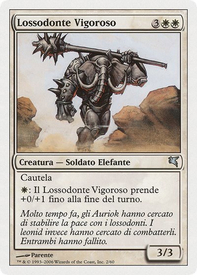 Loxodon Stalwart (Italian) - "Lossodonte Vigoroso" - Italian