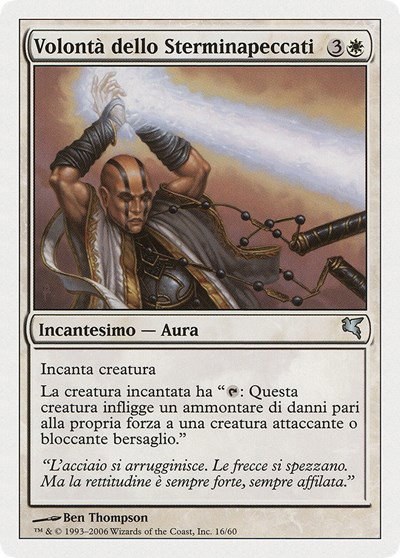 Sinstriker's Will (Italian) - "Volontà dello Sterminapeccati" - Italian