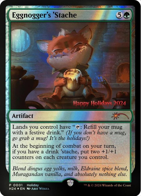 Eggnogger's 'Stache - Foil Eggnogger S Stache