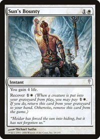 Sun's Bounty - Foil
