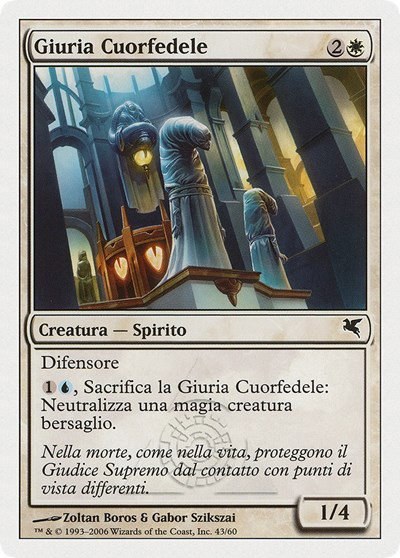 Soulsworn Jury (Italian) - "Giuria Cuorfedele" - Italian