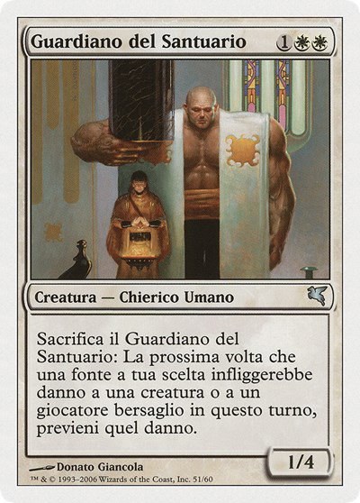 Sanctum Guardian (Italian) - "Guardiano del Santuario" - Italian