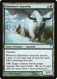 Rimehorn Aurochs - Foil