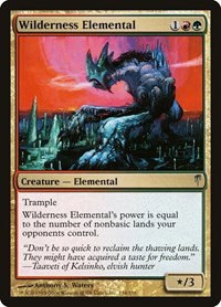 Wilderness Elemental - Foil