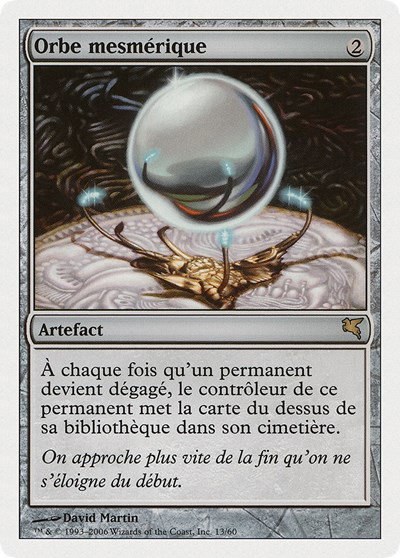 Mesmeric Orb (French)- "Orbe mesmérique" - French