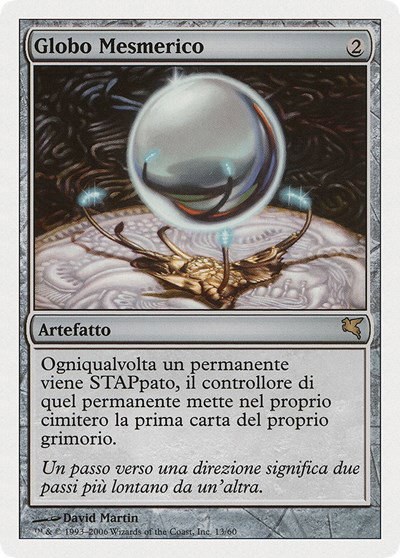 Mesmeric Orb (Italian)- "Globo Mesmerico" - Italian