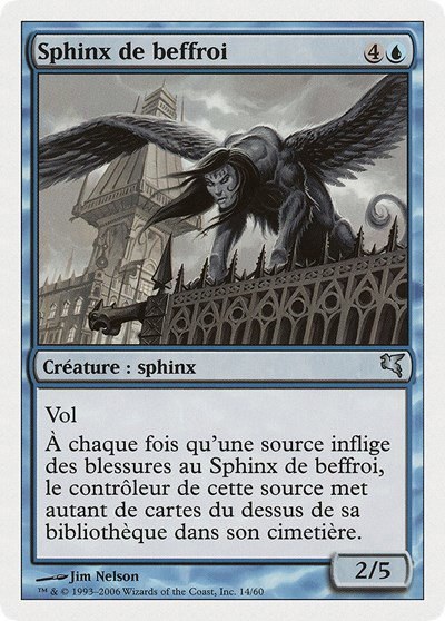 Belltower Sphinx (French) - "Sphinx de beffroi" - French