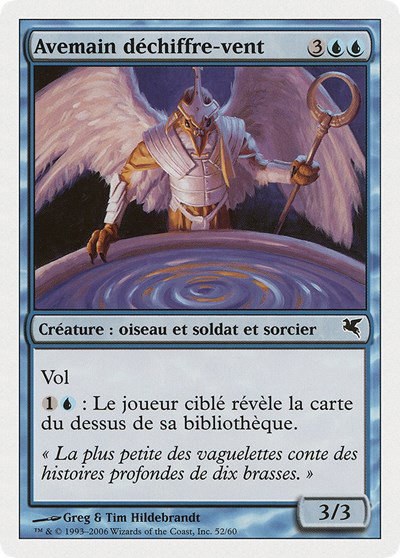 Aven Windreader (French) - "Avemain déchiffre-vent" - French