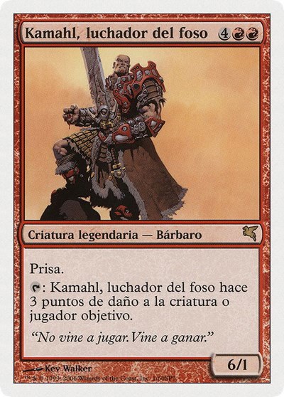 Kamahl, Pit Fighter (Spanish) - "Kamahl, luchador del foso" - Spanish