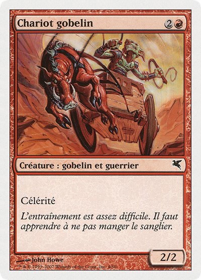 Goblin Chariot (French) - "Chariot gobelin" - French