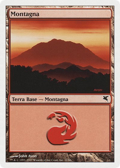 Mountain (Italian) - "Montagna" - Italian