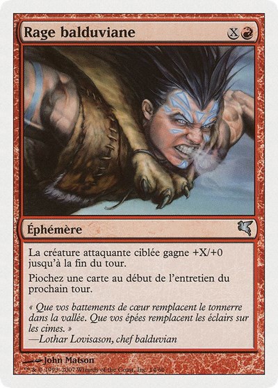 Balduvian Rage (French) - "Rage balduviane" - French