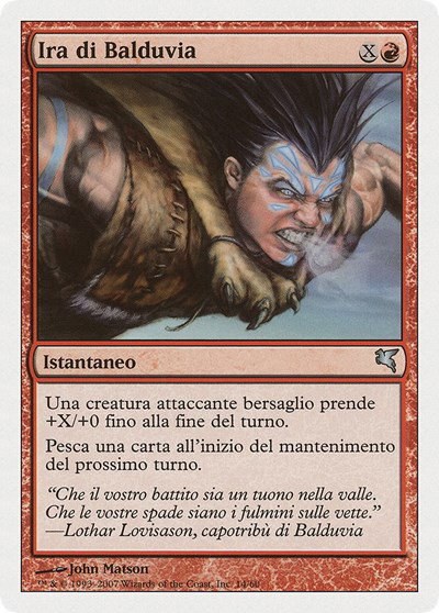 Balduvian Rage (Italian) - "Ira di Balduvia" - Italian
