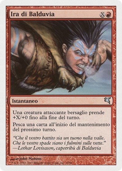 Balduvian Rage (Italian) - "Ira di Balduvia" - Italian