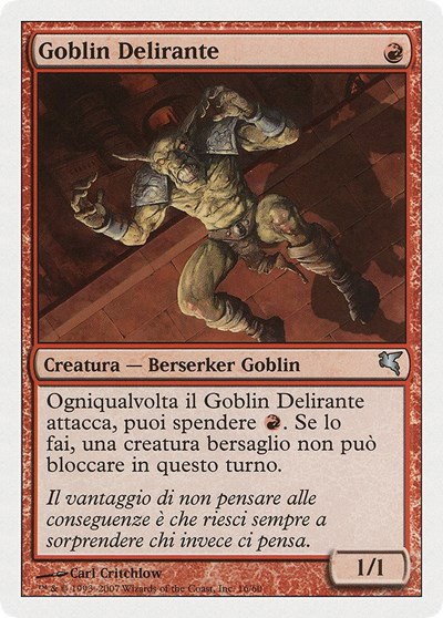 Frenzied Goblin (Italian) - "Goblin Delirante" - Italian