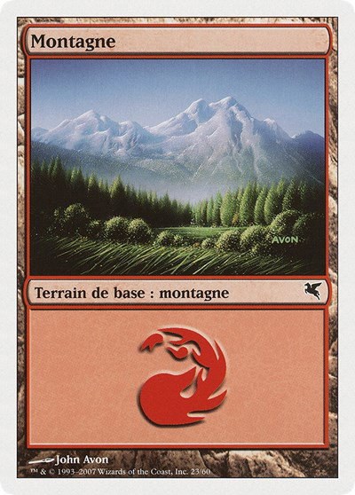 Mountain (French) - "Montagne" - French