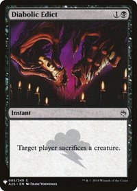 Diabolic Edict - Normal Diabolic Edict