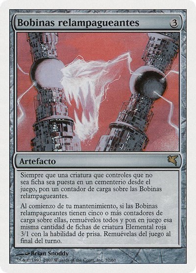Lightning Coils (Spanish) - "Bobinas relampagueantes" - Spanish