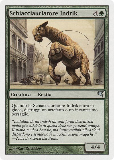 Indrik Stomphowler (Italian) - "Schiacciaurlatore Indrik" - Italian